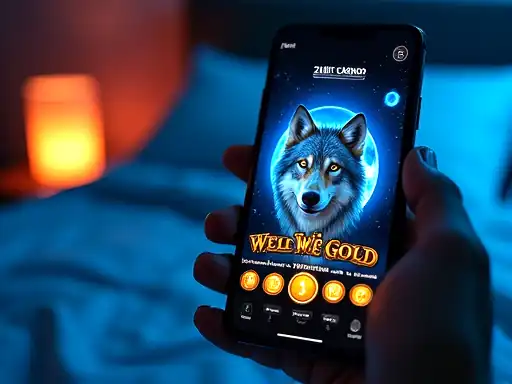 Wolf Gold pokie artwork at Fastpay Casino