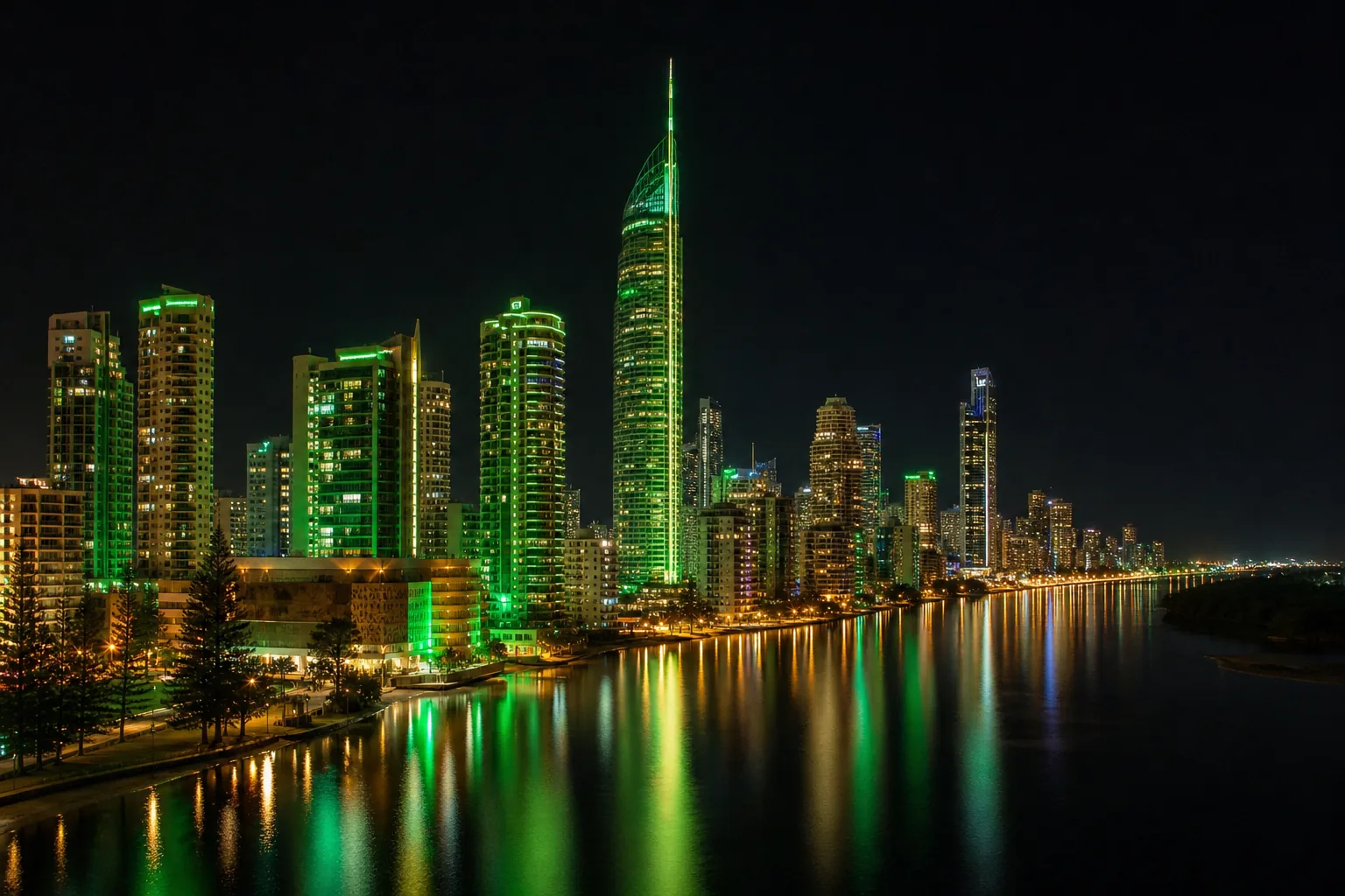 Editorial city guide graphic for Fastpay Casino readers in Gold Coast, QLD